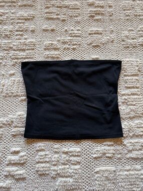 Black Strapless Tube Top - Women